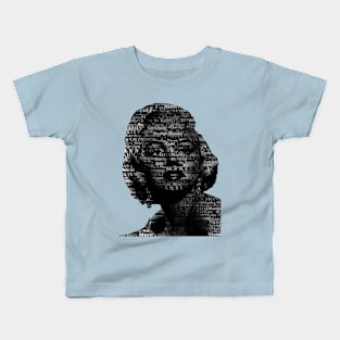 Marilyn Monroe Typography Kids T-Shirt